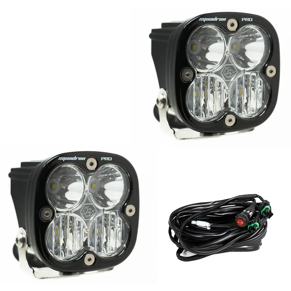 497803 – BAJA DESIGN Driving/ Fog Light, LED Bulb 4 Cree LED 3 Inch Square 80 Watt Bulbs Amp Draw 5.8 AMP Driving/ Co...